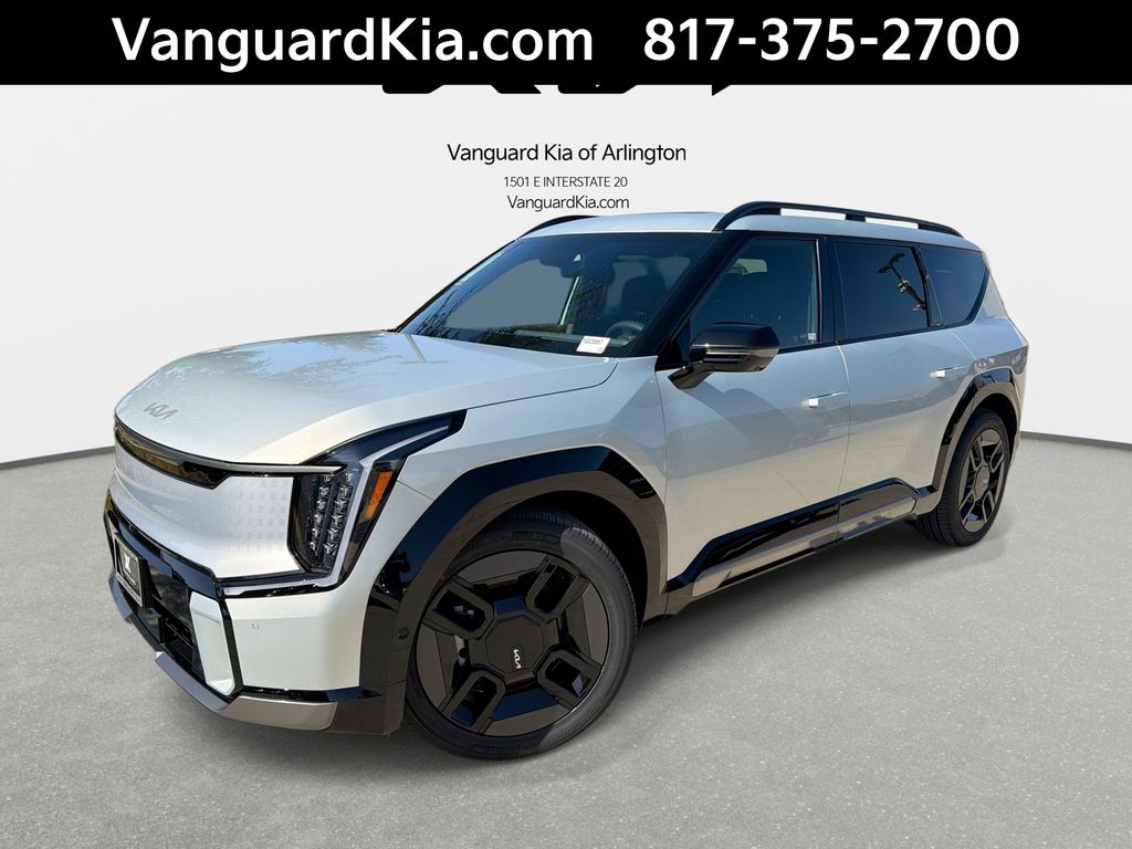 White (Ivory Silver) 2026 Kia EV9 SUV / Crossover All-Wheel Drive 1-Speed Automatic