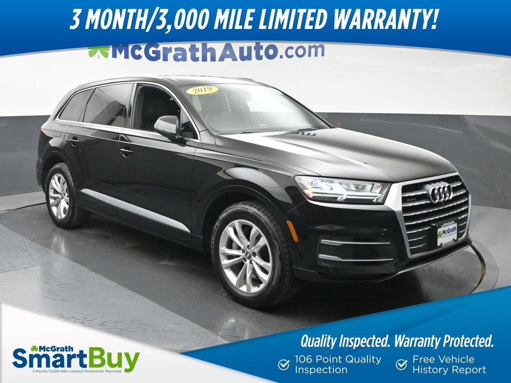 Black 2019 Audi Q7 45 TFSI quattro Premium Plus SUV / Crossover All-Wheel Drive 8-Speed Automatic