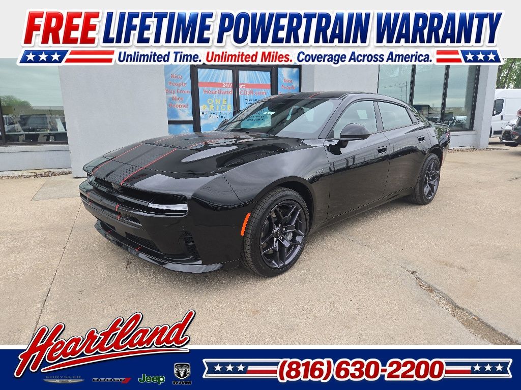 Diamond Black Crystal Pearlcoat 2026 Dodge Charger Sedan All-Wheel Drive 8-Speed Automatic