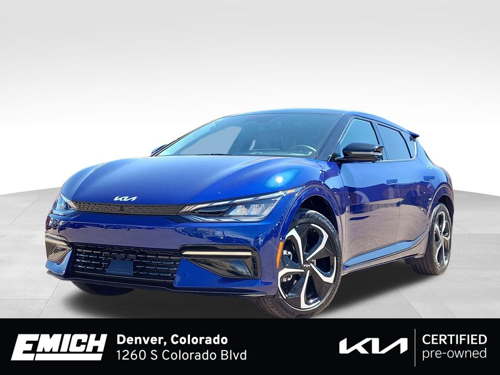 Yacht Blue 2024 Kia EV6 GT-Line AWD SUV / Crossover All-Wheel Drive 1-Speed Automatic