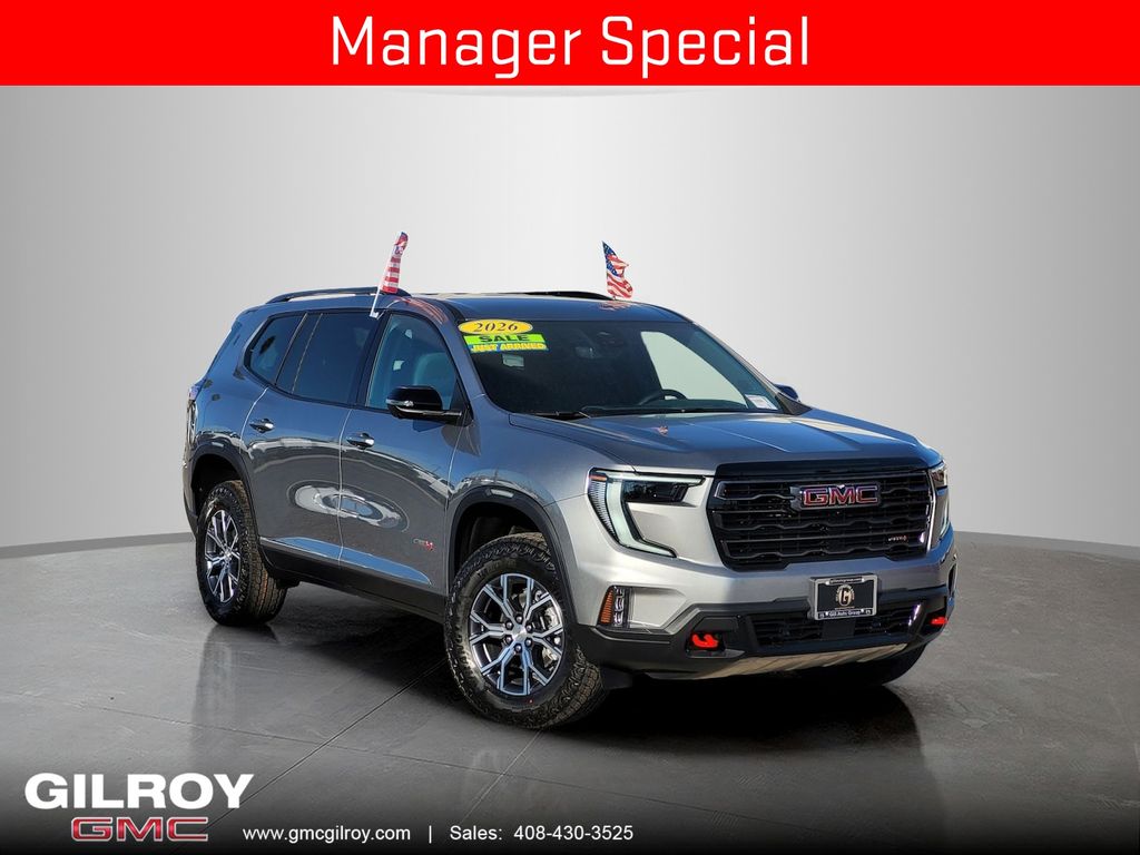 Sterling Metallic 2026 GMC Acadia SUV / Crossover Four-Wheel Drive 8-Speed Automatic