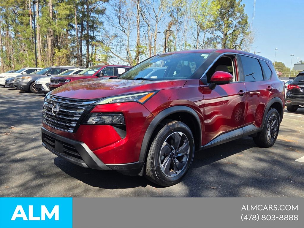 Red (Scarlet Ember Tintcoat) 2025 Nissan Rogue SV FWD SUV / Crossover Front-Wheel Drive Continuously Variable Transmission