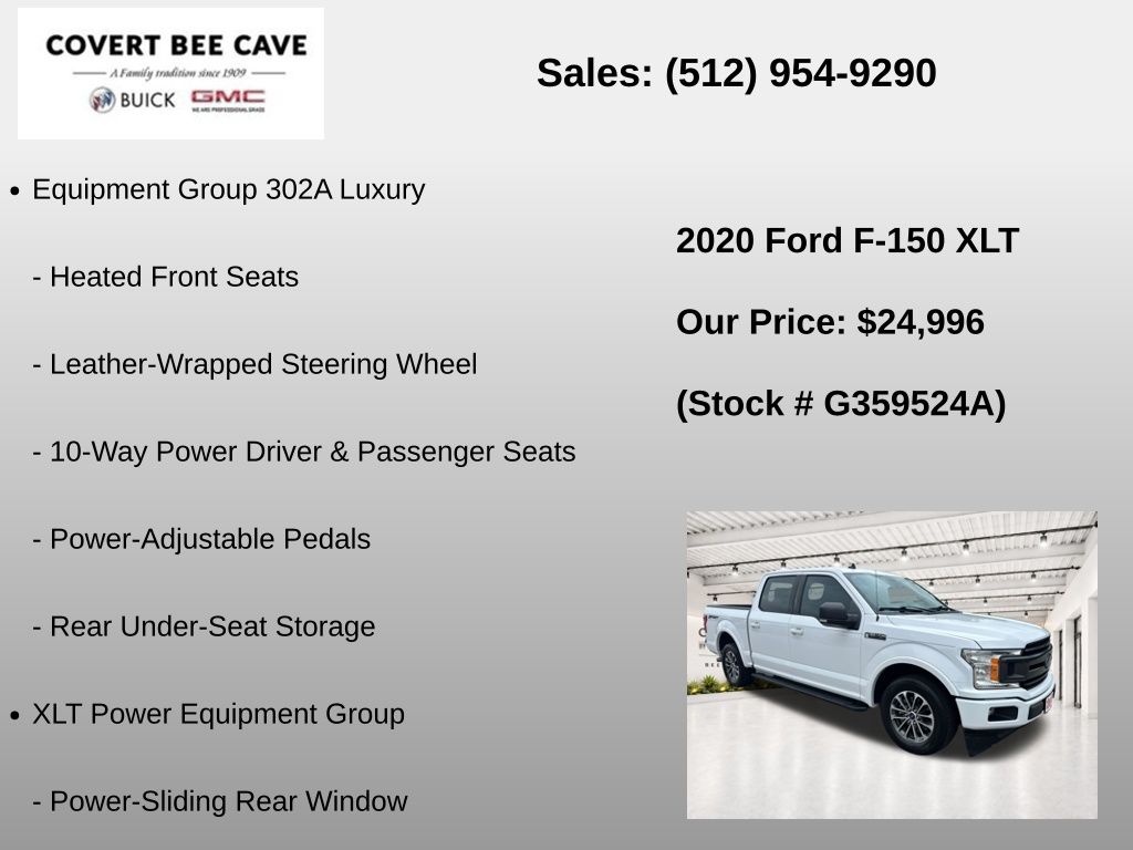 Used Car 2020 Ford F-150  Xlt For Sale Under $25,000 In Austin, Texas