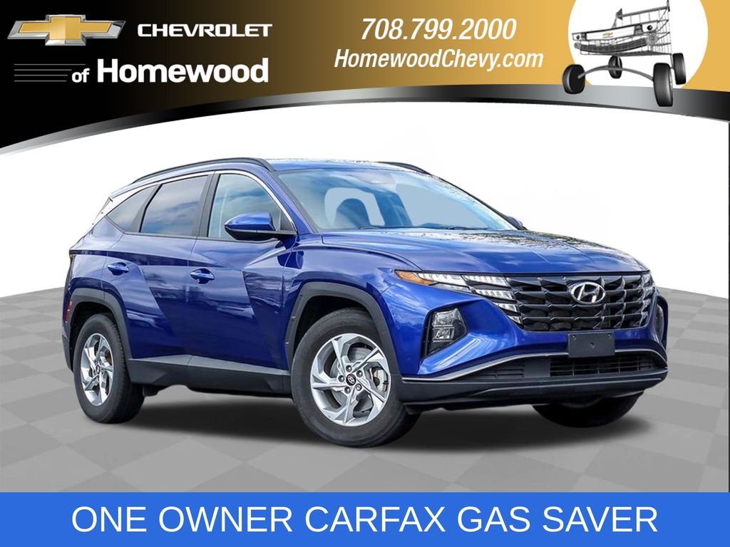 Intense Blue 2024 Hyundai Tucson SUV / Crossover Front-Wheel Drive 8-Speed Automatic