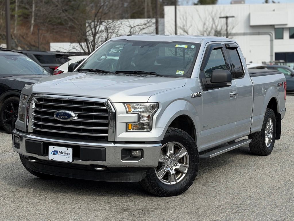Ingot Silver 2016 Ford F-150 XLT SuperCab 4WD Pickup Truck Four-Wheel Drive 6-Speed Automatic