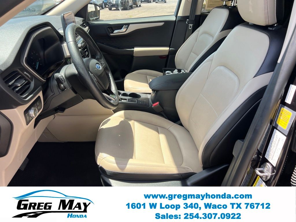 2020 Ford Escape SEL Black at Greg May Honda