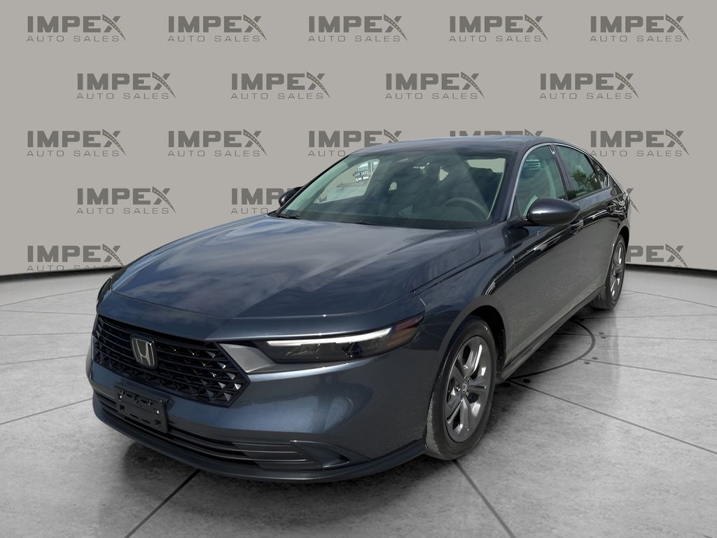 Meteorite Gray Metallic 2024 Honda Accord Sedan Front-Wheel Drive Continuously Variable Transmission