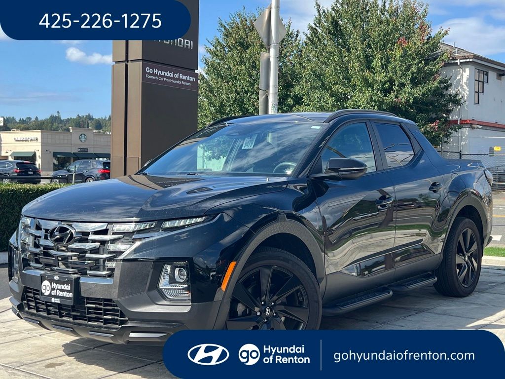 Phantom Black 2023 Hyundai Santa Cruz Pickup Truck All-Wheel Drive Automatic