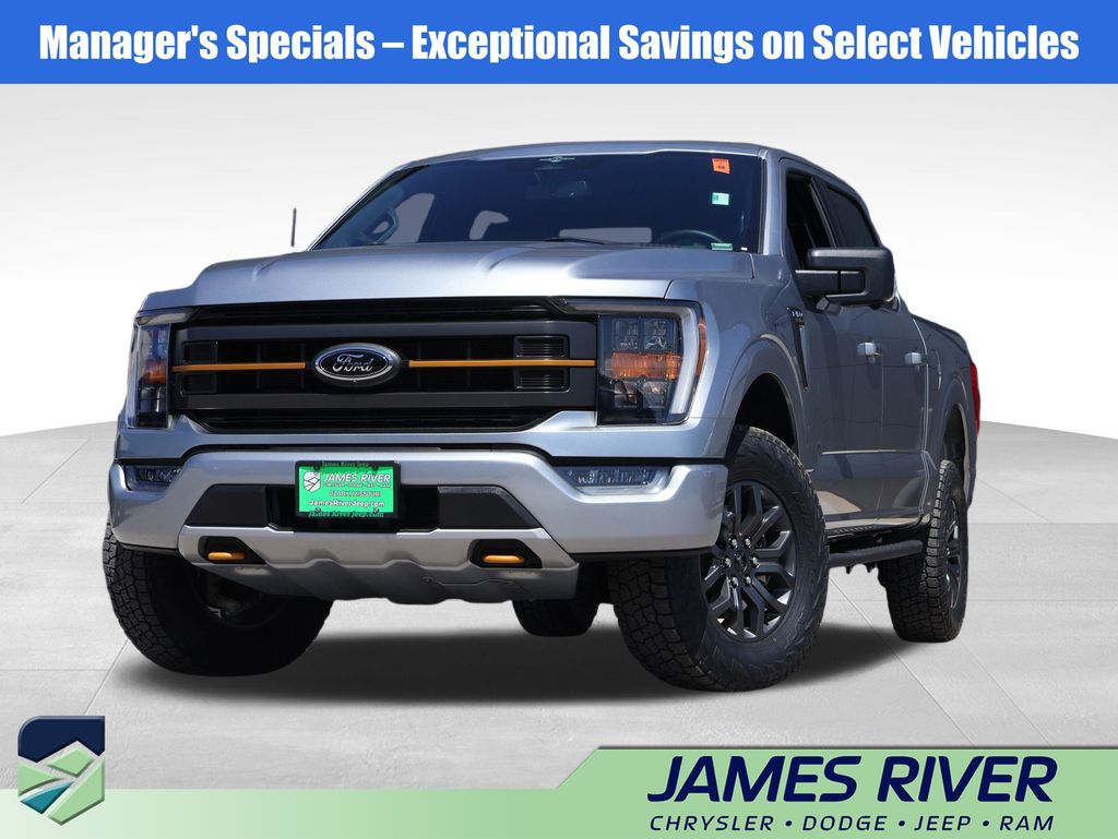 Silver Metallic 2023 Ford F-150 Pickup Truck Four-Wheel Drive Automatic