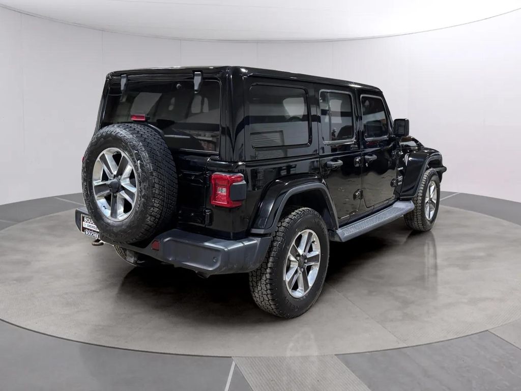 Used 2019 Black Clearcoat Jeep Unlimited Sahara image 3
