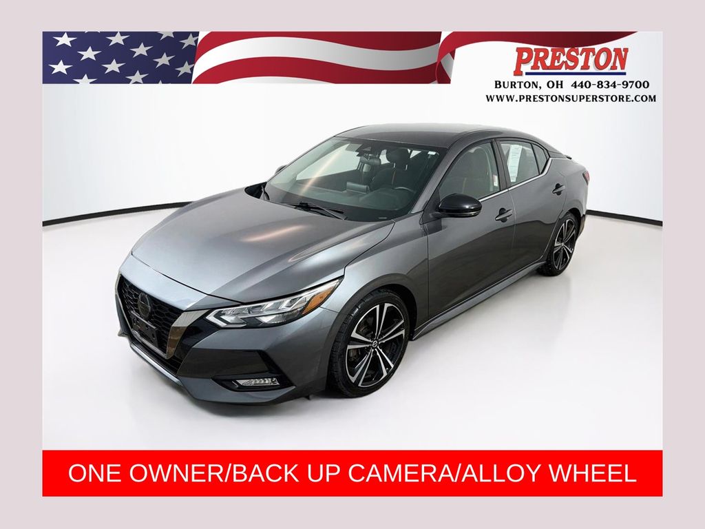 Gray (Gun Metallic) 2021 Nissan Sentra Sedan Front-Wheel Drive Continuously Variable Transmission