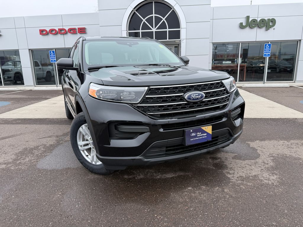Black Metallic 2024 Ford Explorer XLT AWD SUV / Crossover All-Wheel Drive Automatic