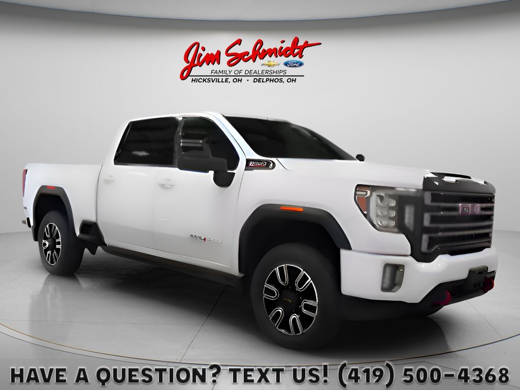Summit White 2023 GMC Sierra 2500HD Pickup Truck Four-Wheel Drive Automatic