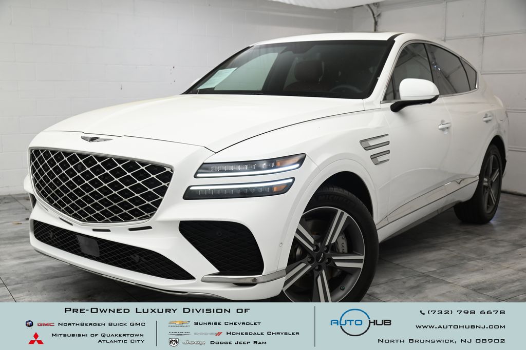 Alta White 2025 Genesis GV80 Coupe 3.5T AWD Coupe All-Wheel Drive 8-Speed Automatic