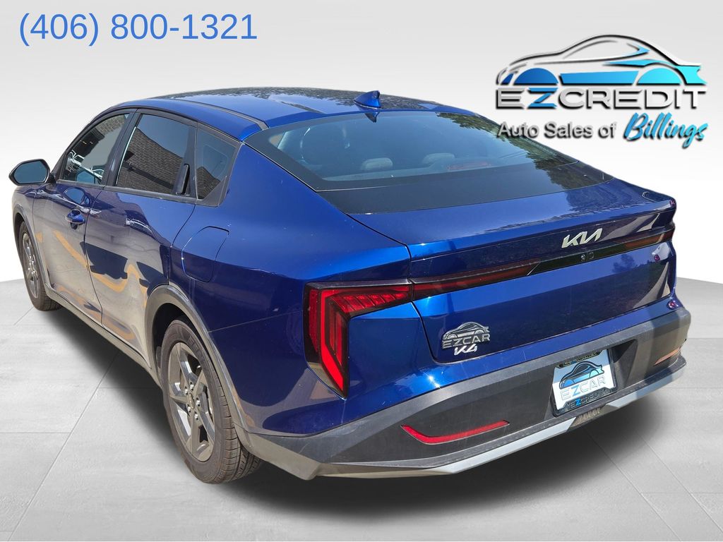 Deep Sea Blue 2025 Kia K4 Sedan Front-Wheel Drive Continuously Variable Transmission