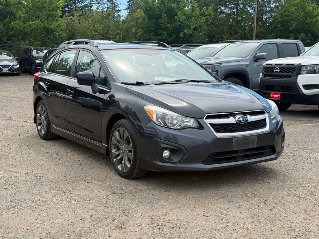 Obsidian Black Pearl 2012 Subaru Impreza Hatchback All-Wheel Drive Continuously Variable Transmission