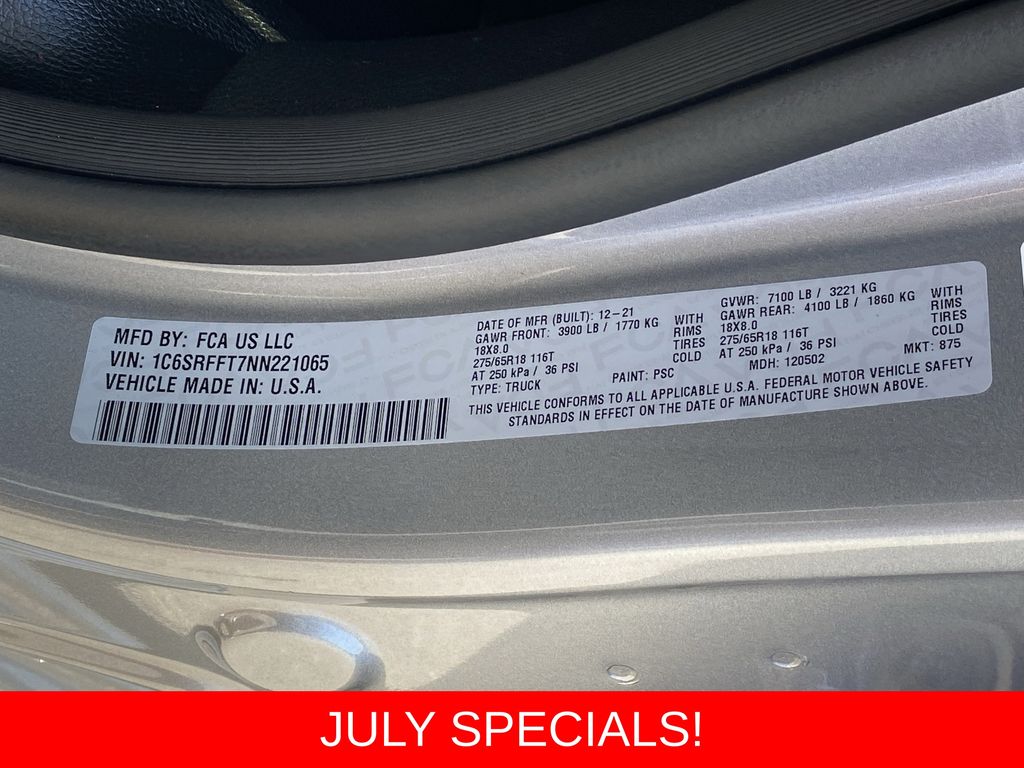 Used 2022 Ram 1500 Truck