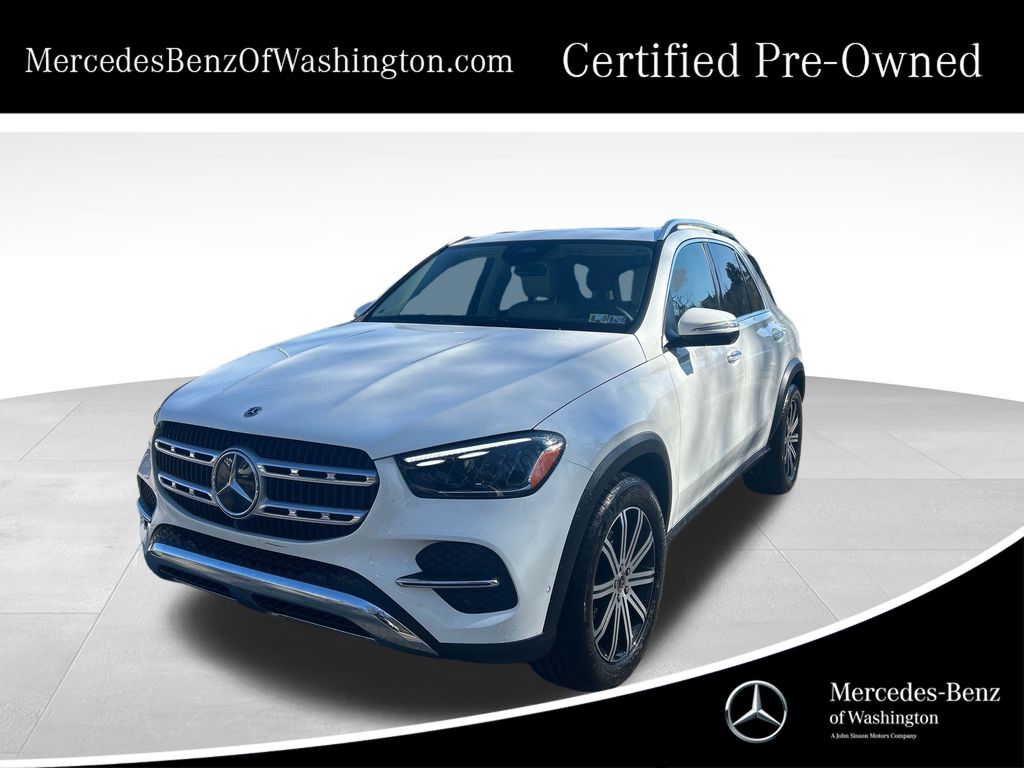 Polar White 2025 Mercedes-Benz GLE 450e 4MATIC SUV / Crossover All-Wheel Drive 9-Speed Automatic