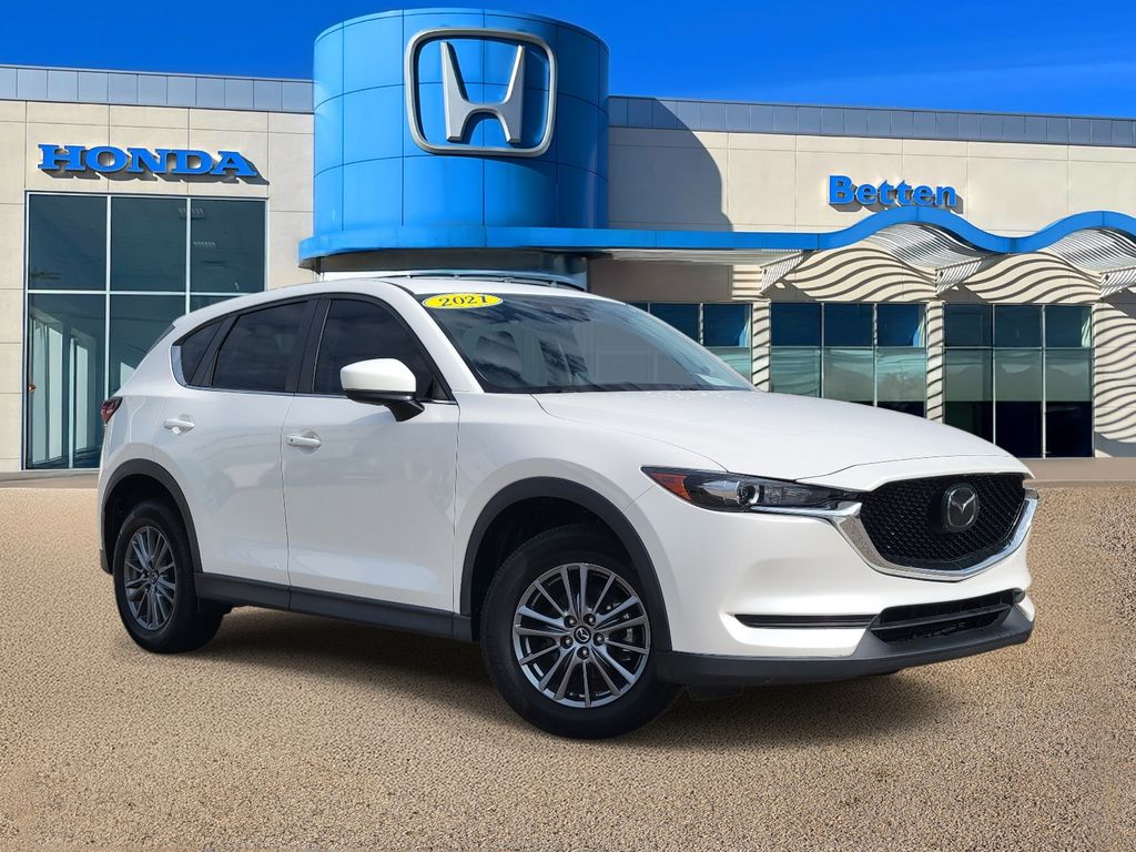 Snowflake White Pearl Mica 2021 Mazda CX-5 SUV / Crossover All-Wheel Drive 6-Speed Automatic