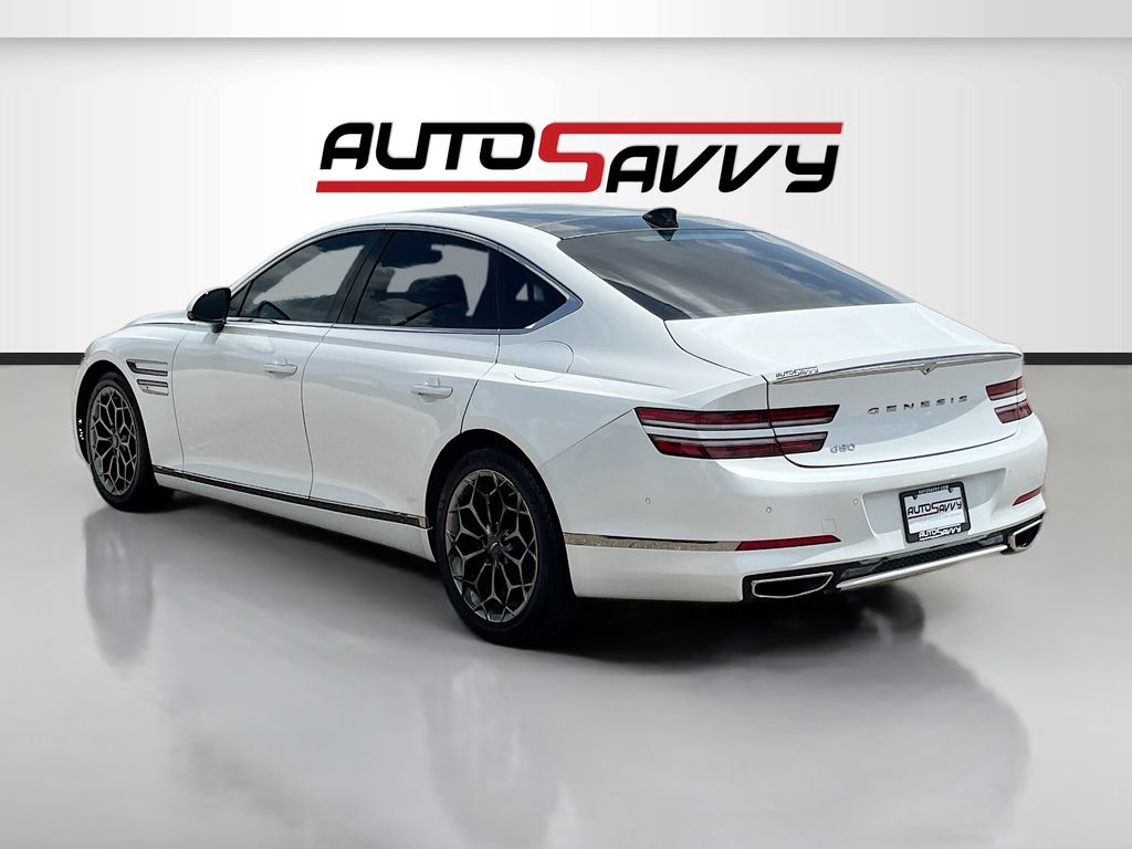 2021 Genesis G80 2.5T White at AutoSavvy Houston Northwest