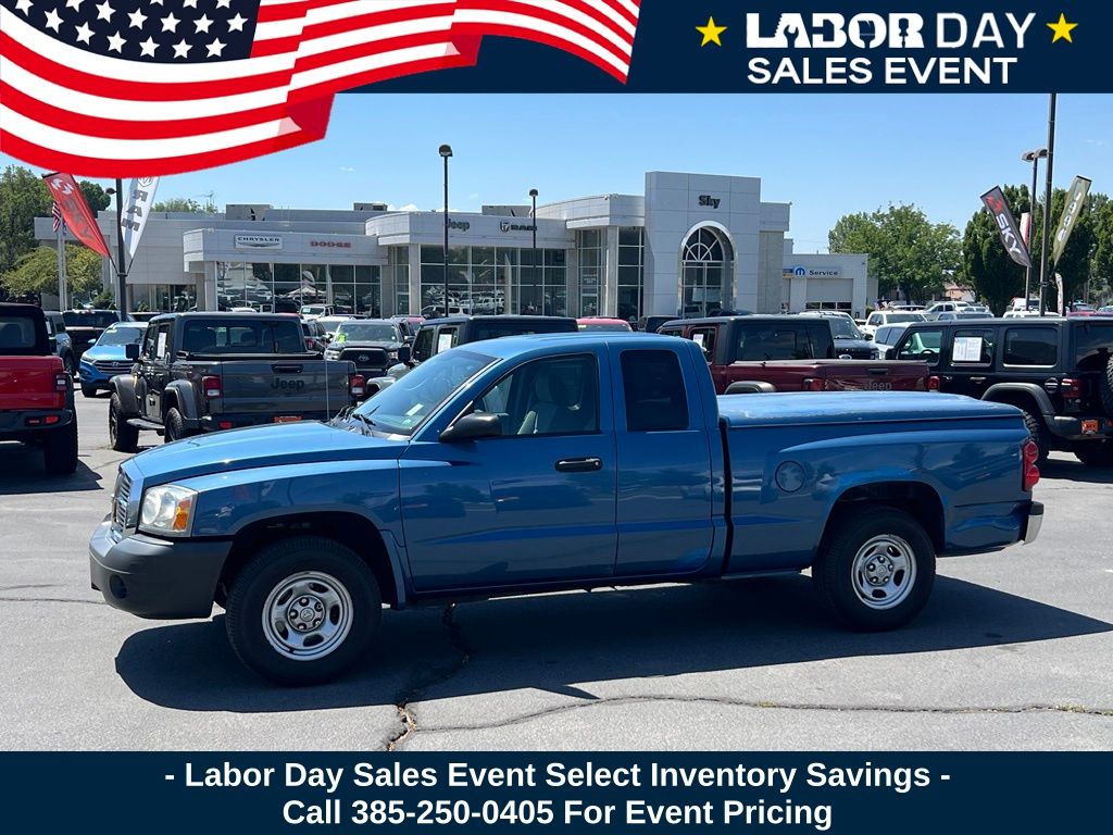 Atlantic Blue Pearl 2006 Dodge Dakota Pickup Truck Rear-Wheel Drive 4-Speed Automatic