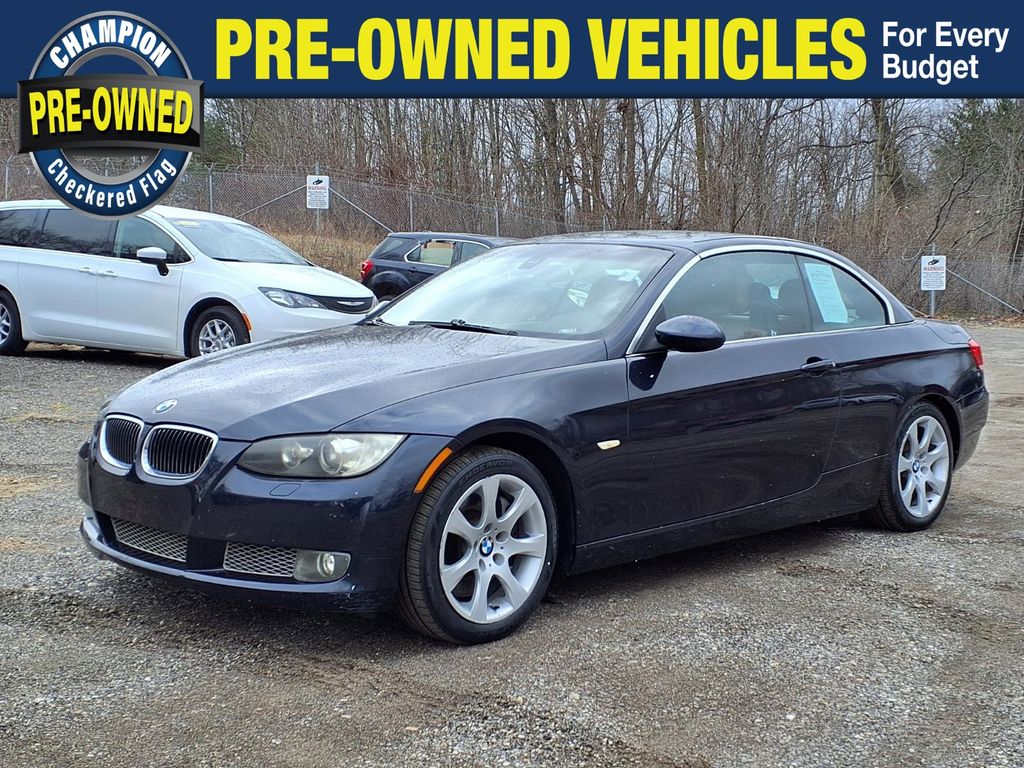 Monaco Blue Metallic 2009 BMW 3 Series 335i Convertible RWD Convertible Rear-Wheel Drive 6-Speed Automatic