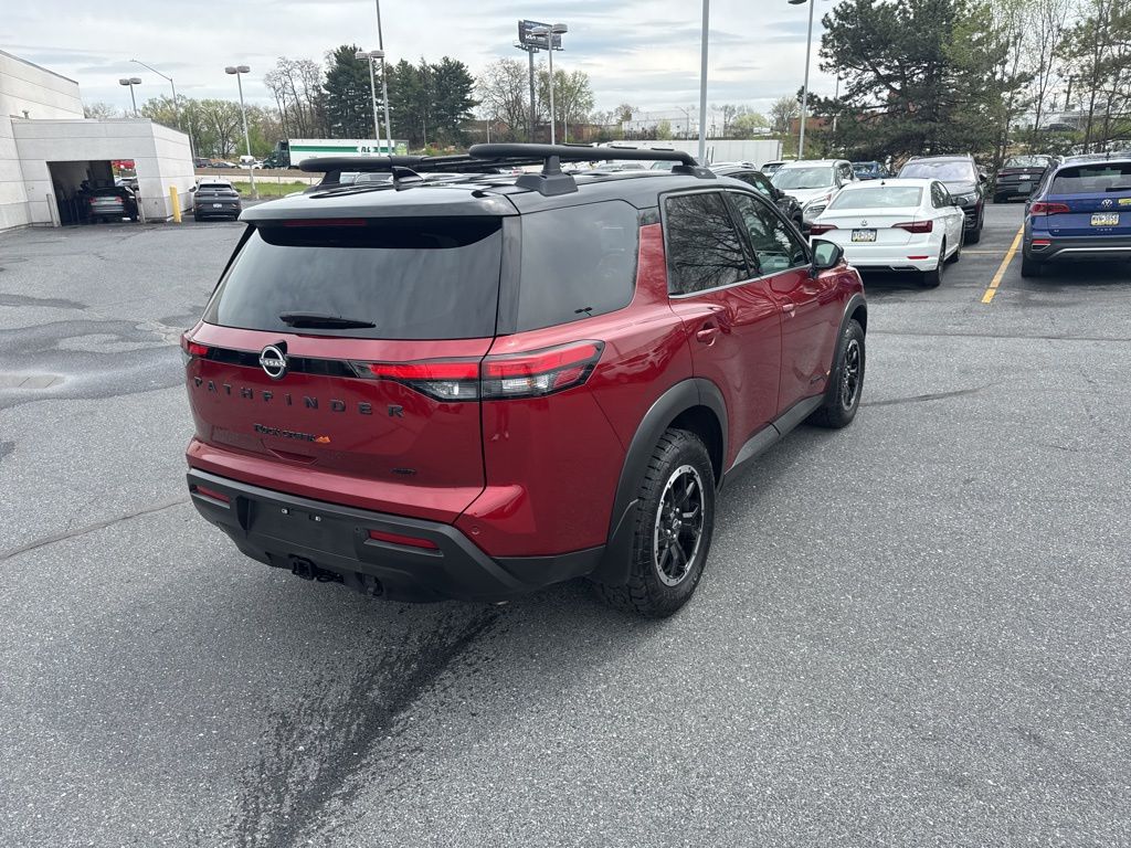 2024 Nissan Pathfinder Rock Creek Red at South Hills Kia