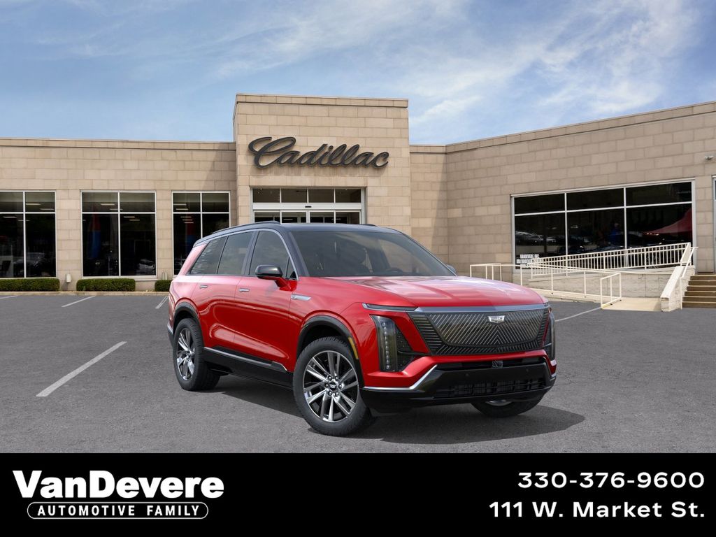 Radiant Red Tintcoat 2026 Cadillac VISTIQ SUV / Crossover All-Wheel Drive 1-Speed Automatic
