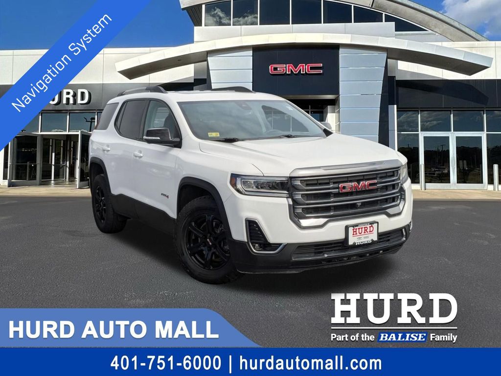 Summit White 2023 GMC Acadia AT4 AWD SUV / Crossover Four-Wheel Drive 9-Speed Automatic