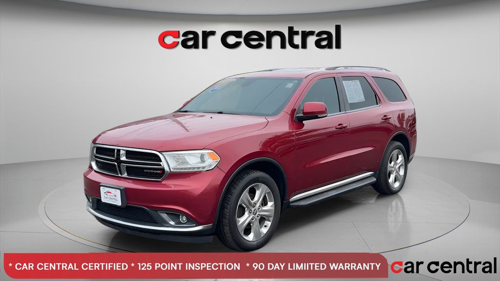 Deep Cherry Red Crystal Pearlcoat 2015 Dodge Durango SUV / Crossover All-Wheel Drive 8-Speed Automatic