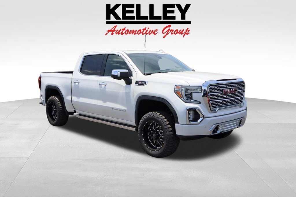 White Frost Tricoat 2019 GMC Sierra 1500 Pickup Truck Four-Wheel Drive Automatic