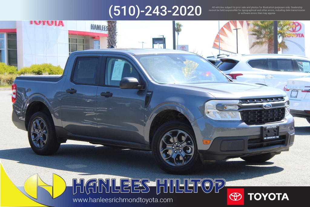 Gray Metallic 2024 Ford Maverick XLT SuperCrew FWD Pickup Truck Front-Wheel Drive Continuously Variable Transmission