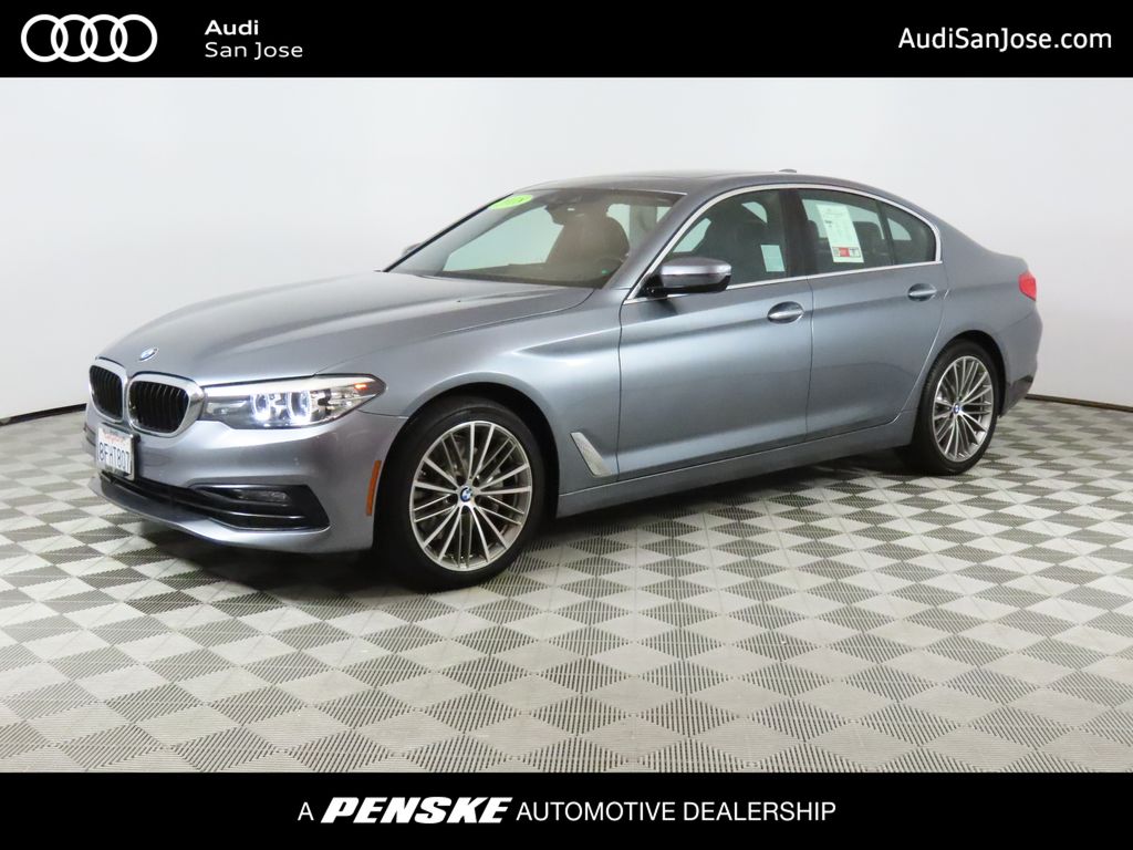 Gray (Dark Graphite Metallic) 2018 BMW 5 Series Sedan All-Wheel Drive 8-Speed Automatic
