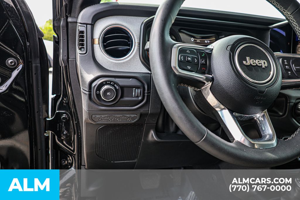 Used 2025 Black Jeep Sahara / MT Certified image 25