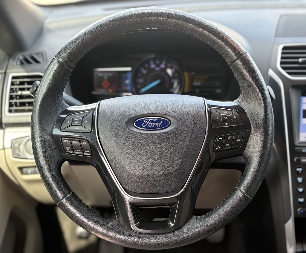 2018 Ford Explorer Limited White at Cook Ford