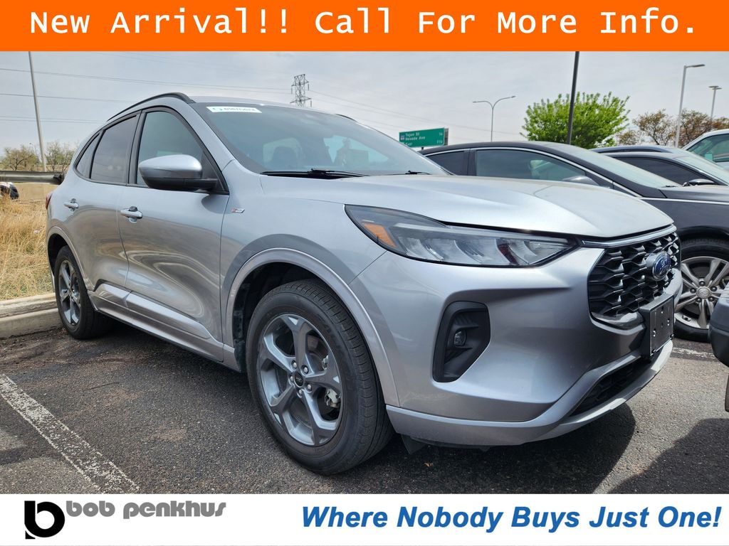 Silver Metallic 2024 Ford Escape Hybrid ST-Line Select AWD SUV / Crossover All-Wheel Drive Continuously Variable Transmission