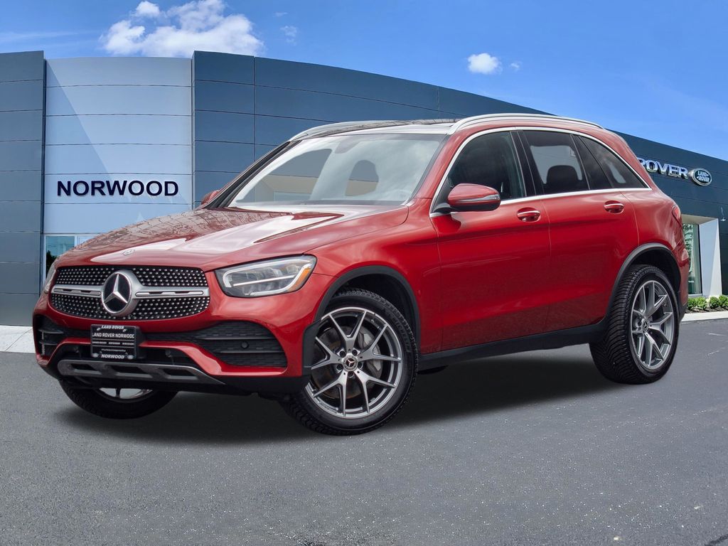 designo Cardinal Red Metallic 2020 Mercedes-Benz GLC 300 4MATIC SUV / Crossover All-Wheel Drive 9-Speed Automatic