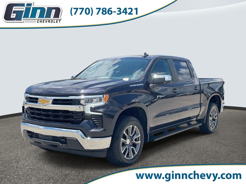Dark Ash Metallic 2023 Chevrolet Silverado 1500 Pickup Truck Four-Wheel Drive 8-Speed Automatic