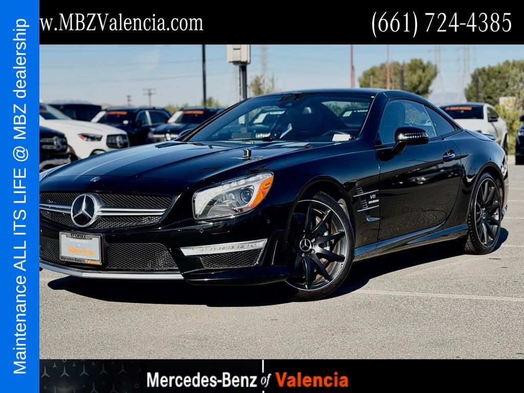 Black 2013 Mercedes-Benz SL-Class Convertible Rear-Wheel Drive 7-Speed Automatic