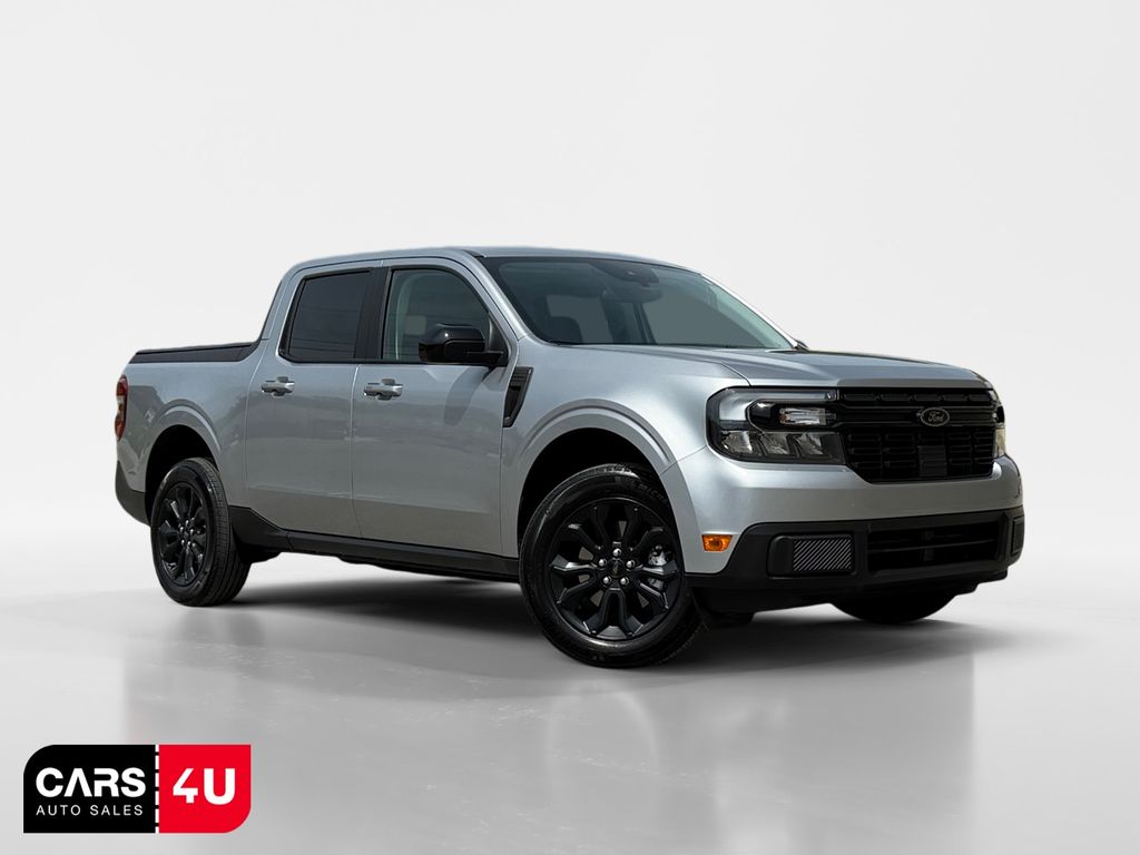 Silver Metallic 2024 Ford Maverick Lariat SuperCrew FWD Pickup Truck Front-Wheel Drive Continuously Variable Transmission