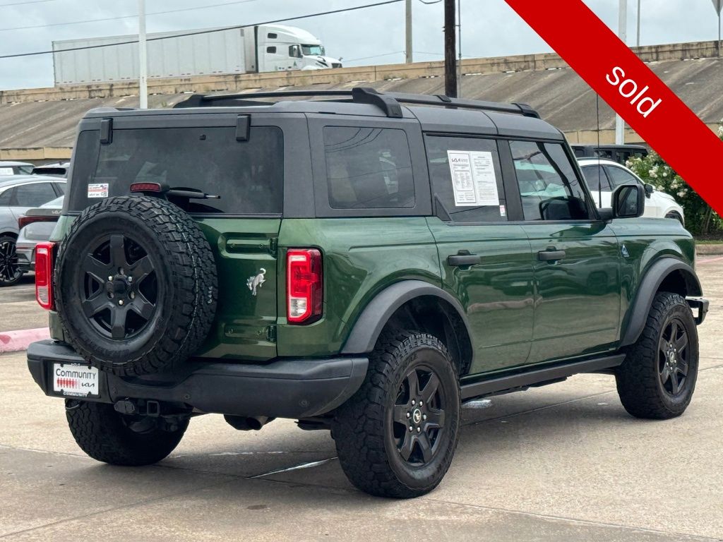 2024 Ford Bronco Black Diamond Green at Classic Chevrolet Galveston