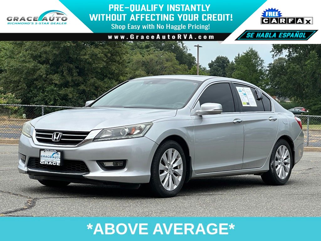 Alabaster Silver Metallic 2014 Honda Accord Sedan Front-Wheel Drive 6-Speed Automatic