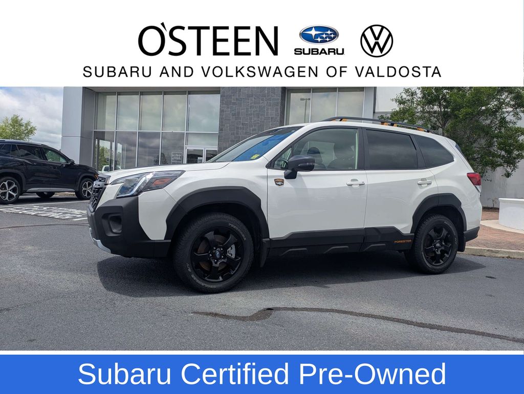 Crystal White Pearl 2025 Subaru Forester Wilderness Crossover AWD SUV / Crossover All-Wheel Drive Continuously Variable Transmission