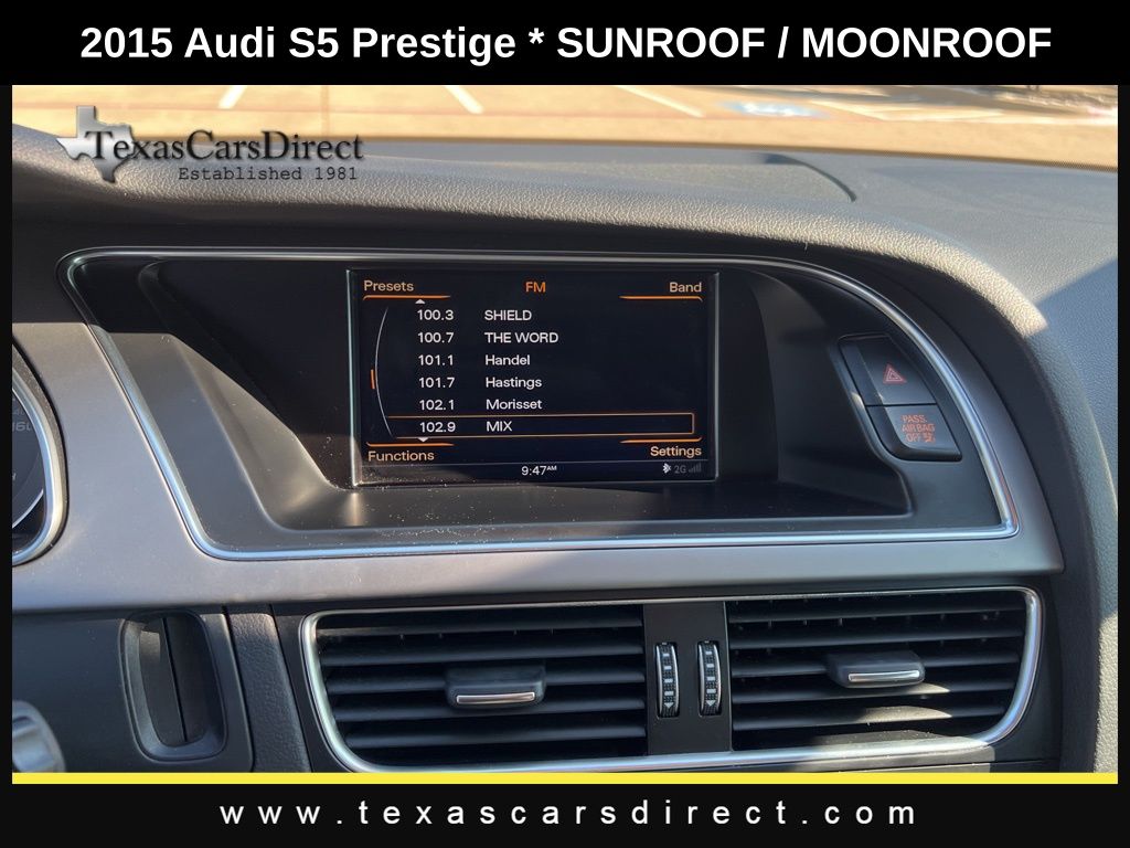 2015 Audi S5 3.0T Prestige 7