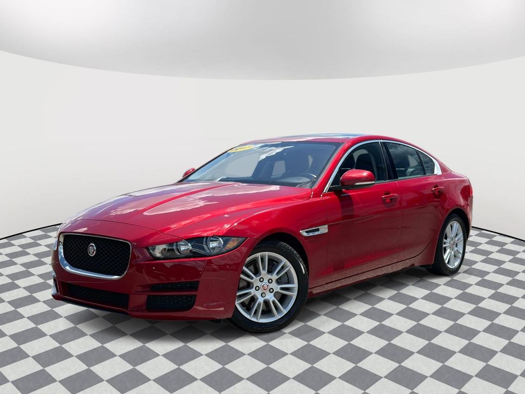 Italian Racing Red Metallic 2017 Jaguar XE 25t Premium RWD Sedan Rear-Wheel Drive 8-Speed Automatic