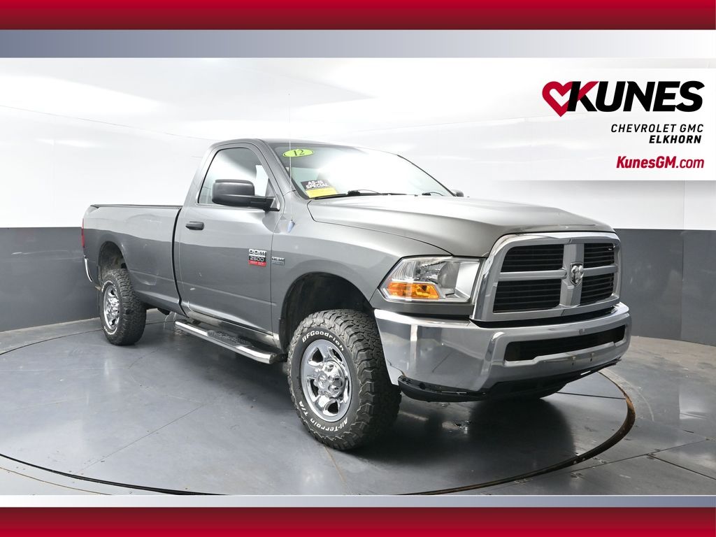 Mineral Gray Metallic Clearcoat 2012 RAM 2500 Pickup Truck Four-Wheel Drive 6-Speed Automatic