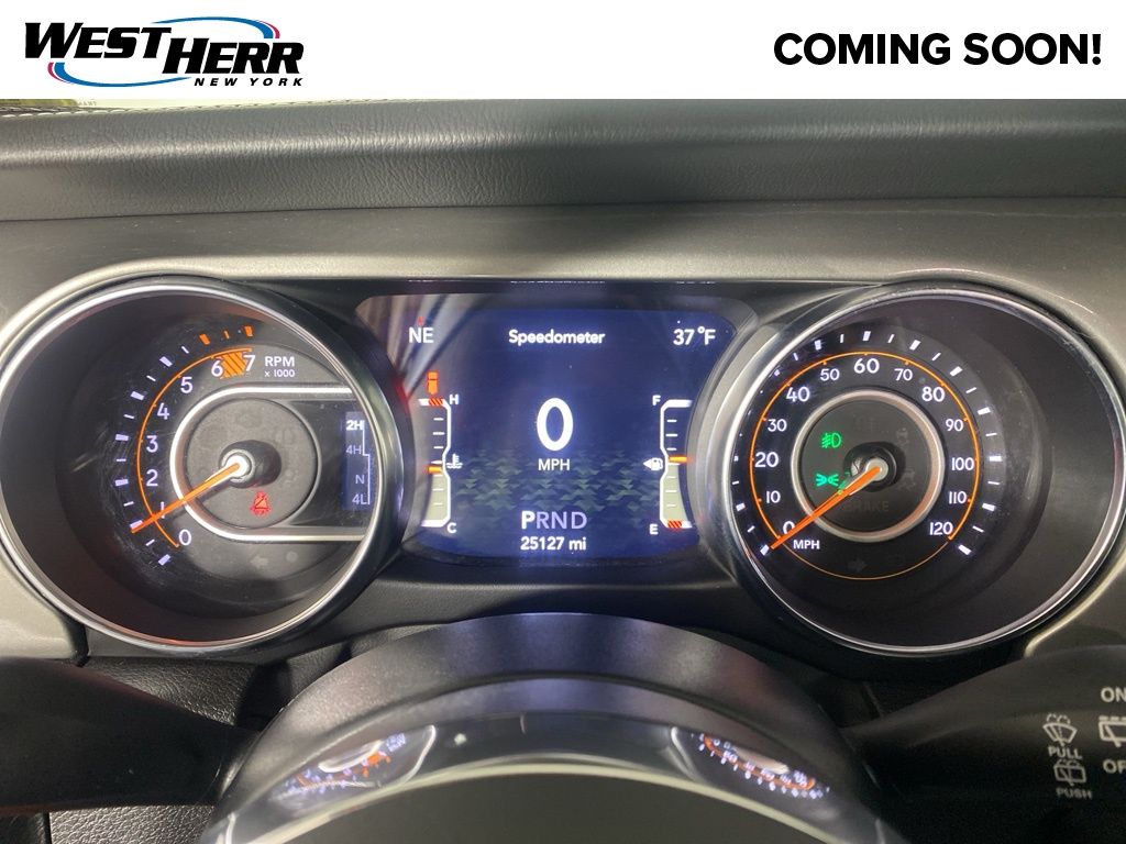 Certified Used 2022 Red Jeep Unlimited Sahara image 2