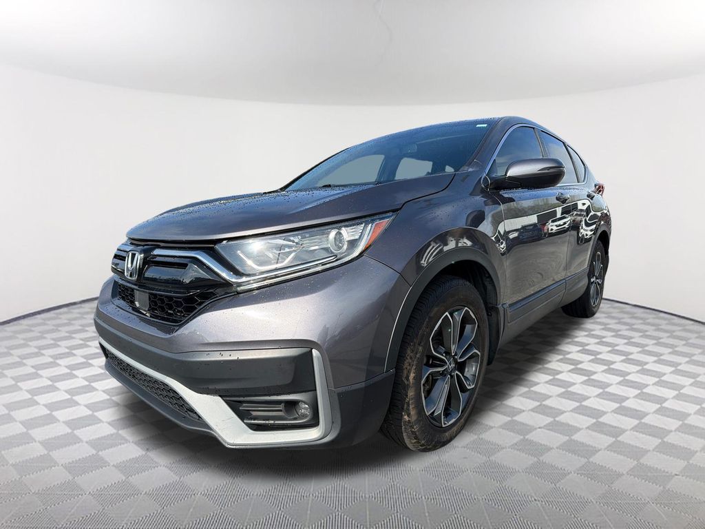 Gray (Modern Steel Metallic) 2021 Honda CR-V EX-L FWD SUV / Crossover Front-Wheel Drive Continuously Variable Transmission