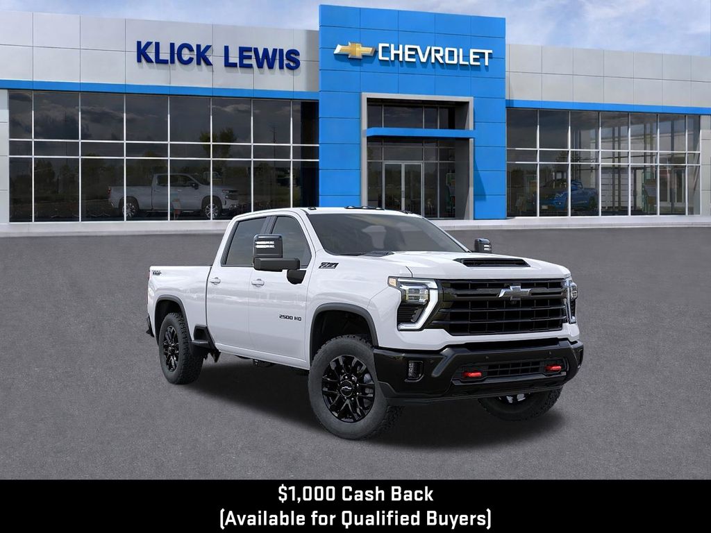 2026 Chevrolet Silverado 2500HD LT White at Klick Lewis Buick Chevrolet
