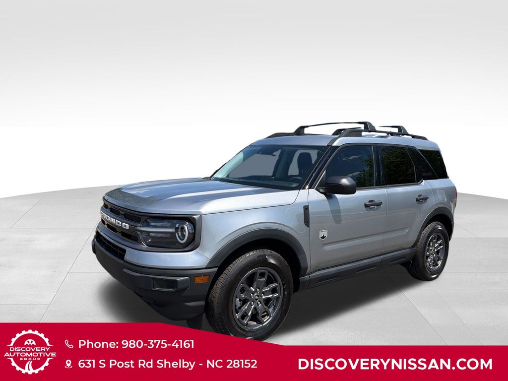 Silver Metallic 2023 Ford Bronco Sport SUV / Crossover All-Wheel Drive 8-Speed Automatic